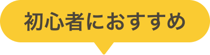 初心者におすすめ